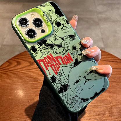 DandadanS Anime Hot New Frosted Phone Case for iPhone 17 Air 16 E 15 14 Plus 13 12 Mini 11 Pro Max Acrylic Sheet Silicone Cover