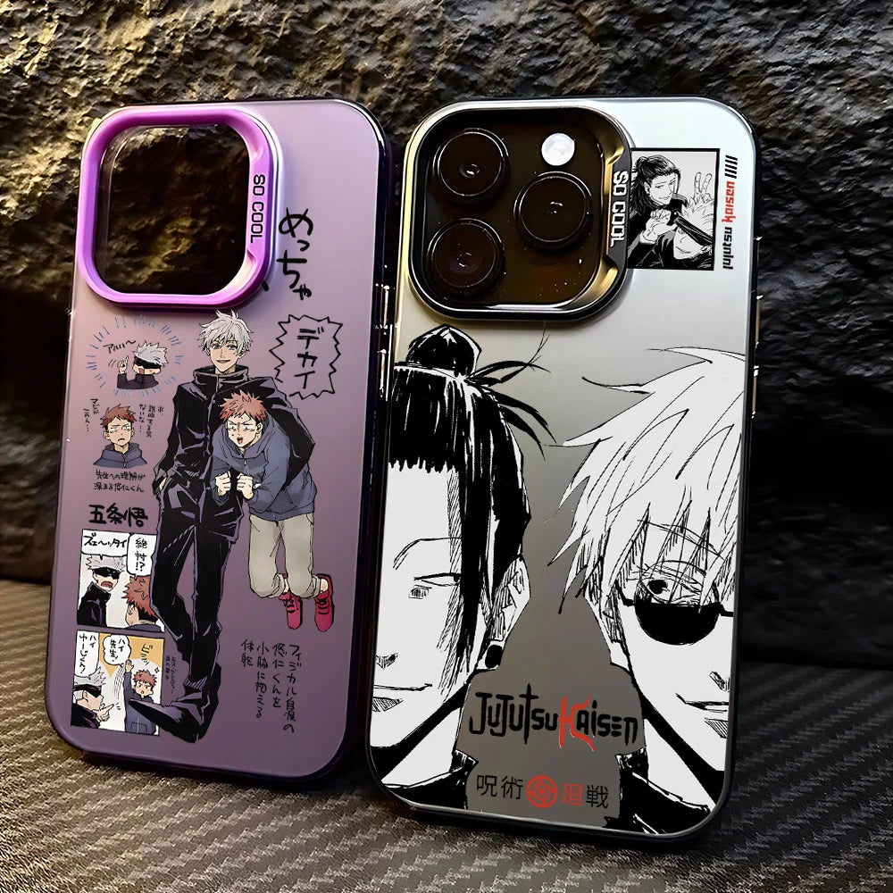 Comics Jujutsus Kaisens Satoru Gojo Phone Case For iPhone 16 15 14 13 12 11 Pro Max X XR XSMAX 8 7 Plus Candy Matte Back Cover