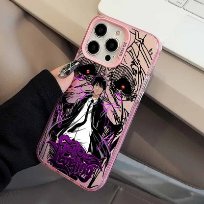 Anime Solos Levelings Phone Case For iPhone 17 16e 16 15 14 13 12 11 mini Pro Max X XR XSMAX Air Plus Anti Fall Matte Back Cover