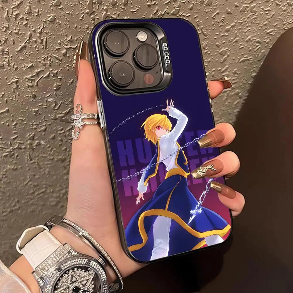 Hunter Kurapika Mobile Phone Case for iPhone 17 16 15 14 13 12 11 X XR XS 8 7 Pro Max Plus Translucent Colour Protective Luxury