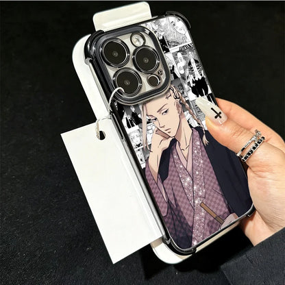 Tokyo Revengers Anime Plating Phone Case For Xiaomi Poco X6 X7 X8 Pro Max X5 X3 M8 M7 M5S Redmi 15C 15 14C 13C 17T 15T 14T F8 Ul