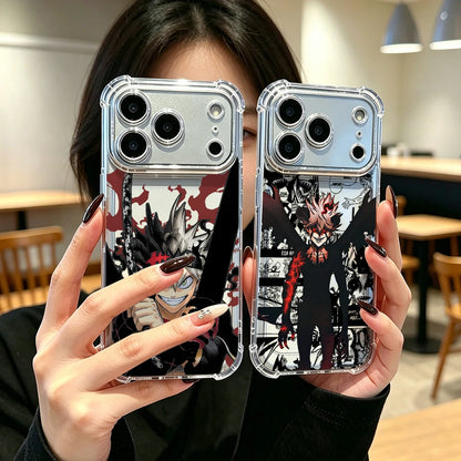 Black Clover BatS KillerS Phone Case For iPhone 17 16e 16 15 14 13 12 Mini Air Pro Max X XR 7 8 Plus Anti Fall Transparent Cover