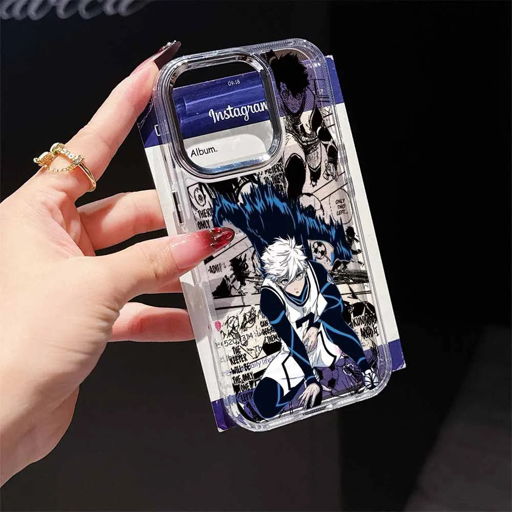 COOL B-BLUE LOCKS S-Seishiro Nagi Phone Case For Apple iPhone 17 AIR 16E 15 14 13 12 11 Pro Max Plus Transparent Soft Cover