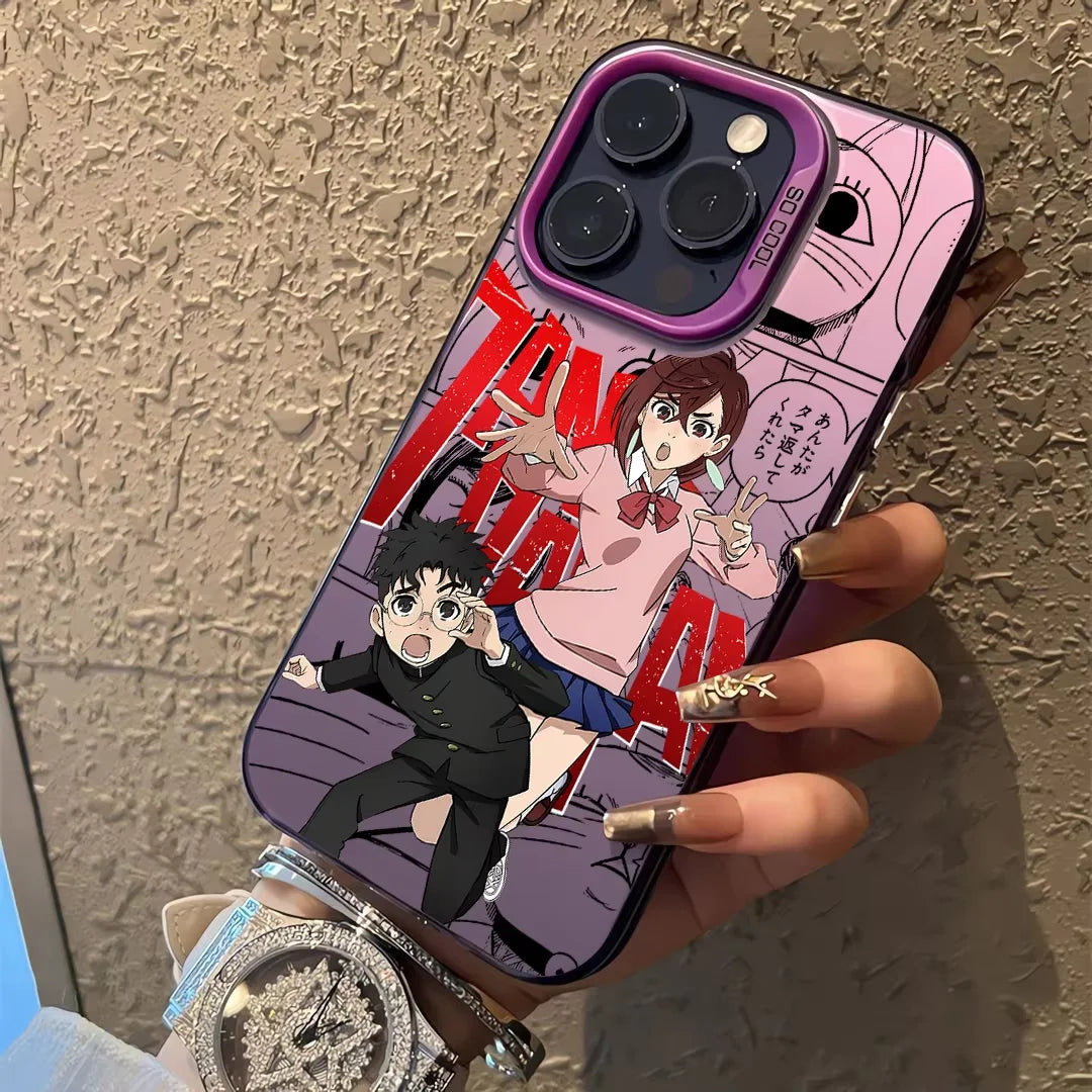 Anime Dandadan Phone Case For iPhone 16 e 15 14 13 12 11 Pro Max Plus Mini X XS XR SE 2020 2022 Funda Coque