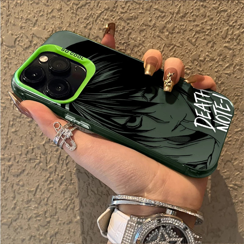 Anime Ryuk Lawliet Cool Phone Case For iPhone 17 16e 16 15 14 13 12 11 Pro Max X XR XSMAX 8 7 Air Plus Anti Fall Matte Cover
