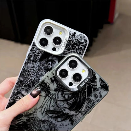 Attack on Titan Frosted Case for iPhone 17 Air 16 E 15 14 Plus 13 12 Mini 11 Pro Max Washable Acrylic Silicone Hard Edge Cover