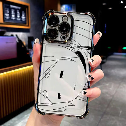 Hot Japan Anime Comics Frieren Plating Phone Case For iPhone 16e 16 15 14 13 12 11 Pro Max X XR 7 8 6 Mini Plus Anti-Fall Cover