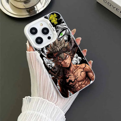 Asta Black Clover For Apple iPhone 17 16E 16 15 14 13 12 mini Pro Max Plus Cover Funda Siliconea Soft Capa Colorful Phone Case