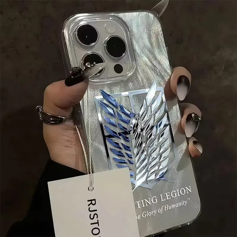 Anime Attack on Titan Phone Case for Oppo A3x A3 A60 A79 A78 A98 A58 A38 A18 A57 A76 A17 A71 A94 A16 A15 A93 A31 4G 5G Cover