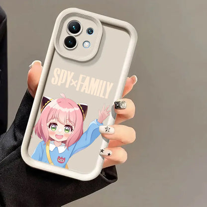 Cartoon Kawaii Spy X Family Anime Phone Case for Xiaomi 13T 14T 15T 17T Pro 15 Ultra Poco M7 M8 F8 F7 X6 X7 X8 17 Pro Max Cover