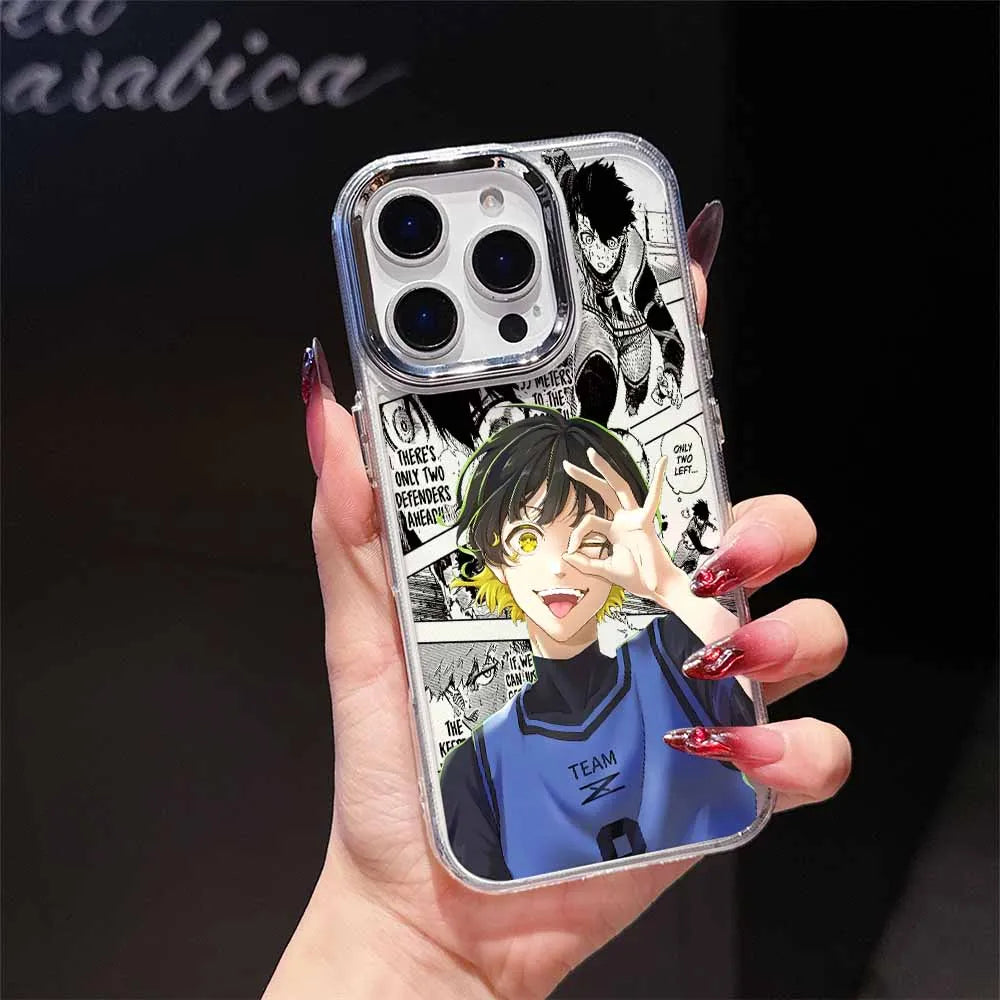 COOL B-BLUE LOCKS S-Seishiro Nagi Phone Case For Apple iPhone 17 AIR 16E 15 14 13 12 11 Pro Max Plus Transparent Soft Cover