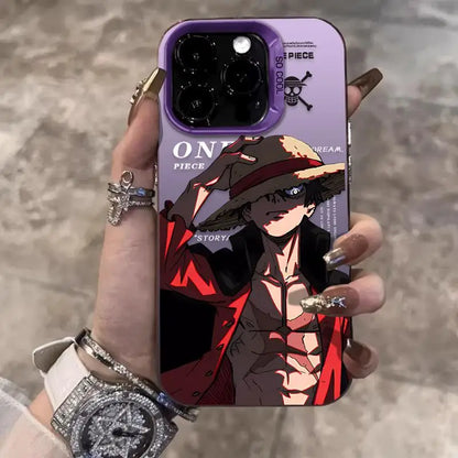 3D One Piece Monkey D. Luffy Phone Case for iPhone 11 12 13 14 15 16 17 Pro Max Plus mini 17promax straw hat ルフィ Back Cover