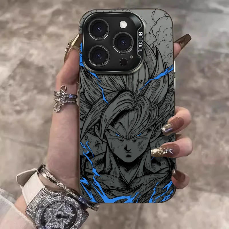 Anime Dragon Cool G-Goku Son Phone Case For iPhone 17 17e 16e 16 15 14 13 mini Pro Max XSMAX Air Plus Anti Fall Matte Back Cover