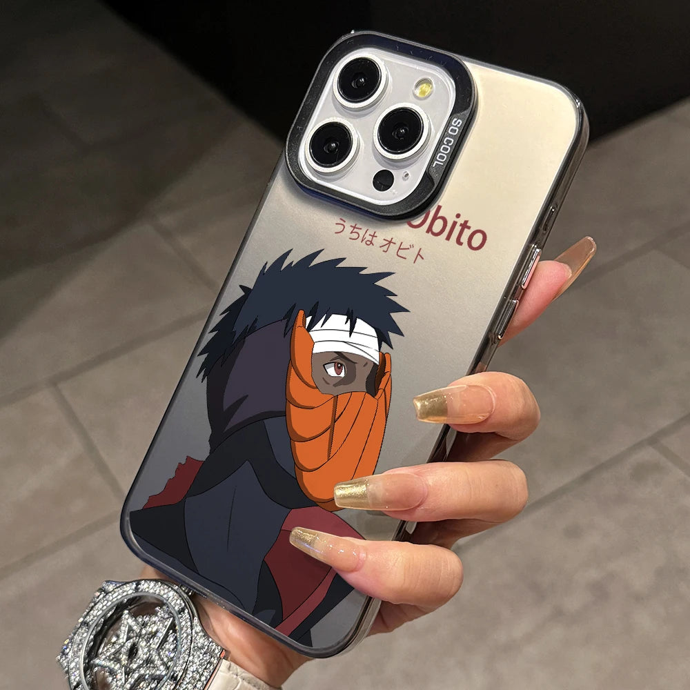 Hot Narutos Uchihas ObitoS Phone Case For iPhone 17 17e 16e 16 15 14 13 12 11 mini Pro Max X Air Plus Anti Fall Matte Back Cover