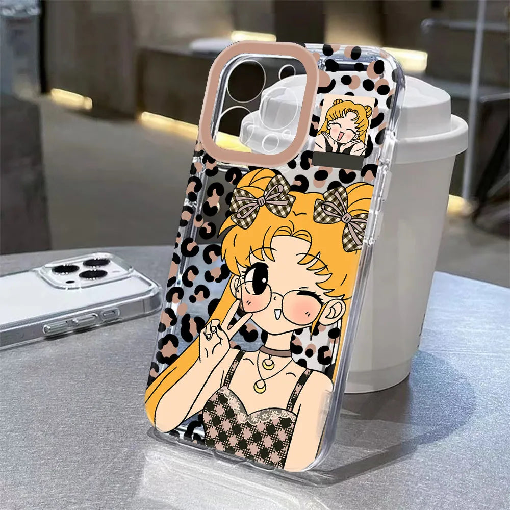 Cartoon Sailor Moon Phone Case for Xiaomi Mi 15T 15 14 13 12 11 10 10T 14T Poco M7 X6 F7 F5 F4 X7 X4 NFC Lite GT Pro Ultra 4G 5G