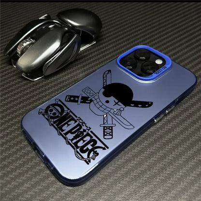 ONE PIECE Edward Newgate Wanted Phone Case For IPhone 16 15 14 13 12 11 Pro Max Whitebeard Pirates Zoro Model Shockproof Cover