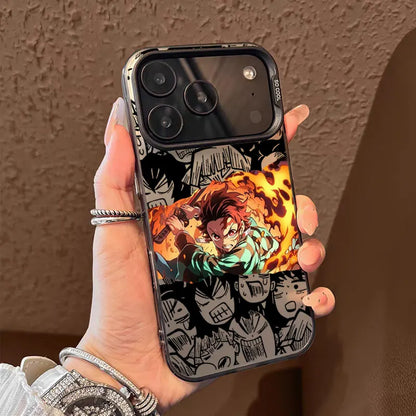 Phone Case For Apple iPhone 17 Air 16E 15 14 Plus 13 12 11 Pro Max Mini Funda Cover Kimetsu No Yaiba Demon Slayer Anime
