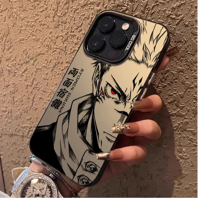 Anime Jujutsu Kaisen Ryomen Sukuna Phone Case for iPhone 12 17 Air Pro Max 16 15 11 14 13 Pro Max XS X XR Plus 8 7 SE 2020 Cover