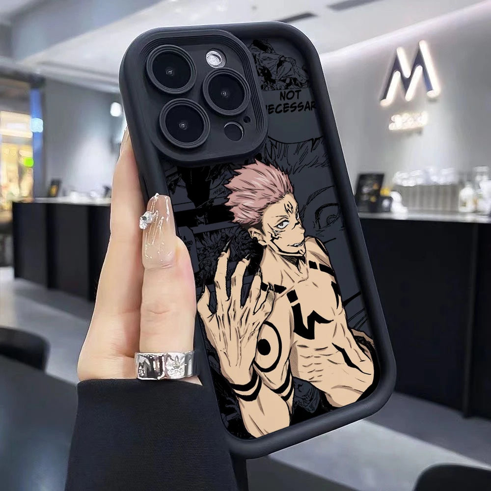 Cool Jujutsus Kaisens Phone Case for iPhone 17 16e 16 15 14 13 12 11 Air Pro Max Mini XR XS X 7 8 6 6s Plus Soft TPU Back Cover