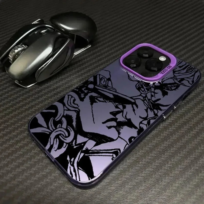 Anime JoJos Bizarre Adventure Phone Case For iPhone 17 16e 16 15 14 13 12 11 mini Pro Max XR XSMAX 8 7 Air Plus Anti Fall Matte