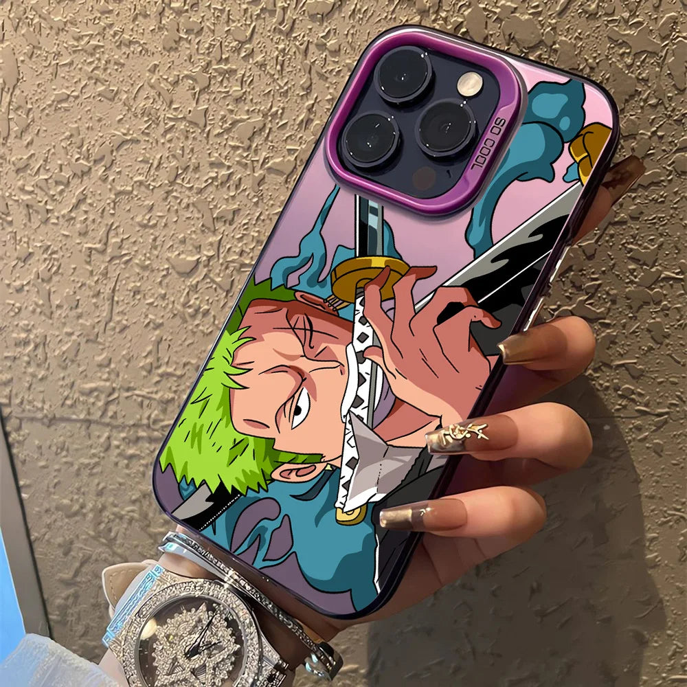 Anime Ones Pieces Luffys Zoros Phone Case for IPhone 17 17e 16e 16 15 14 13 12 11 Pro Max Air Plus Anti Fall Matte Back Cover