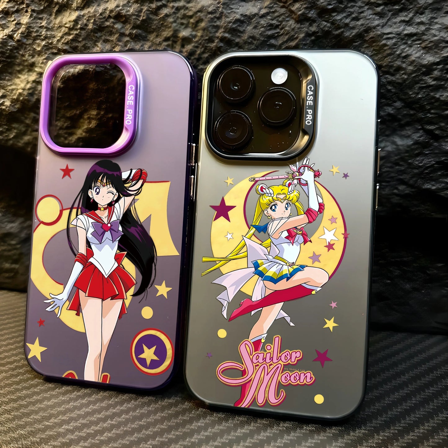 New Anime M-Moons s-Sailors Phone Case For iPhone 16 15 14 13 12 11 Pro Max X XR XSMAX 8 7 Plus Candy Matte Shockproof Cover