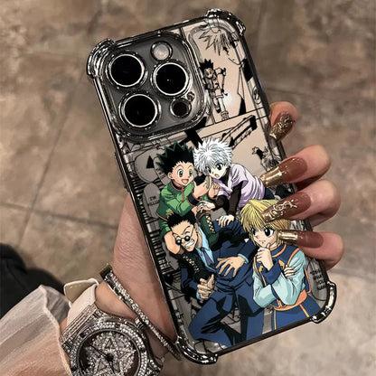 Anime Hunter X Hunter Phone Case For iPhone 17 17e 16e 16 15 14 13 12 11 Pro Max X XR XSMax 7 8 Mini Air Plus Anti-Fall Airabag