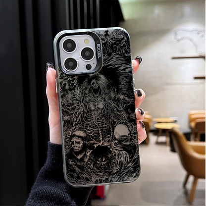Attack on Titan Frosted Case for iPhone 17 Air 16 E 15 14 Plus 13 12 Mini 11 Pro Max Washable Acrylic Silicone Hard Edge Cover