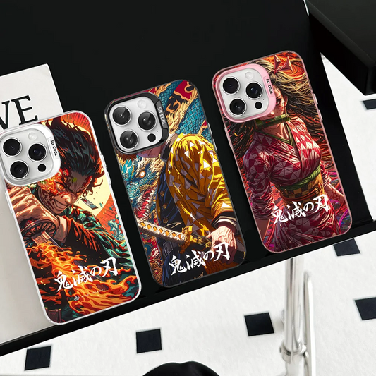 Demon Slayer Phone Case For IPhone 16 15 14 13 12 11 Pro Max X XR XSMAX 8 7 Plus Matte Shockproof Back Cover
