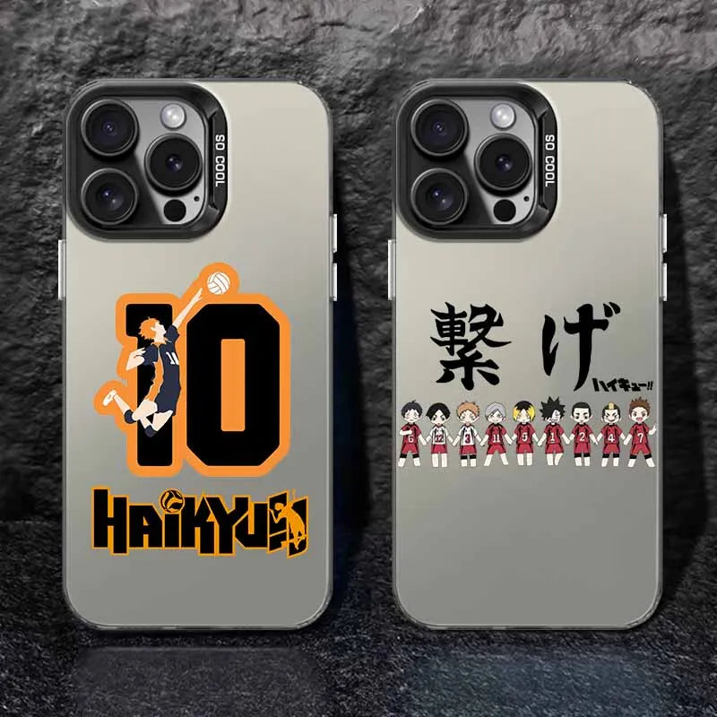 Haikyuu!! Anime Phone Case For iPhone 17 16e 16 15 14 13 12 11 mini Pro Max X XR XSMAX 8 7 Air Plus Anti Fall Matte Back Cover