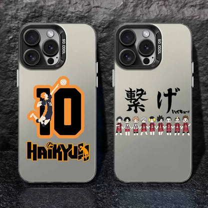 Haikyuu!! Anime Phone Case For iPhone 17 16e 16 15 14 13 12 11 mini Pro Max X XR XSMAX 8 7 Air Plus Anti Fall Matte Back Cover
