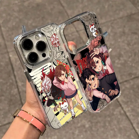 Anime DAN DA DAN Phone Case For iPhone 17 16e 16 15 14 13 12 11 mini Pro Max X XR XSMAX 8 7 Air Plus Transparent Soft Cover