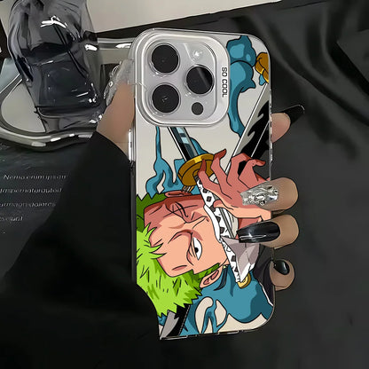 Anime Ones Pieces Luffys Zoros Phone Case for IPhone 17 17e 16e 16 15 14 13 12 11 Pro Max Air Plus Anti Fall Matte Back Cover