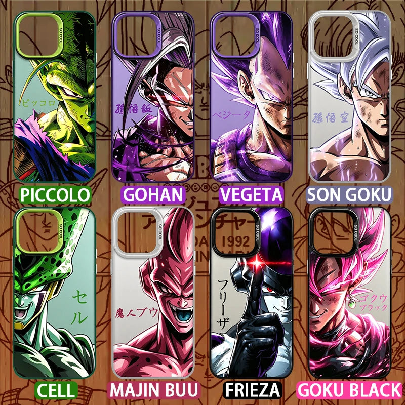 GOHAN GOKU BLACK VEGETA PICCOLO CELL FRIEZA Case for iPhone 12 17 Air Pro Max 16 15 11 14 13 Pro Max XS X XR Plus 8 7 SE 2020
