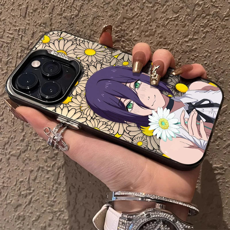 Chainsaws Man Cute Reze Daisy Phone Case for Samsung Galaxy A17 A07 A16 A06 A35 A55 A25 A05S A15 A56 A54 A36 4G 5G Matte Cover