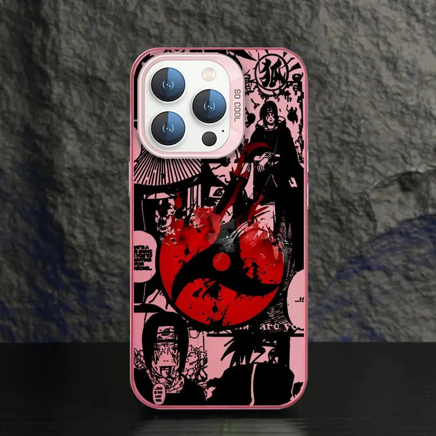 N-N-arutos-Akatsukis-ITACHI Phone Case for iPhone 16e 11 12 13 Pro Max 17 Air 14 15 16 Plus Soft Cover