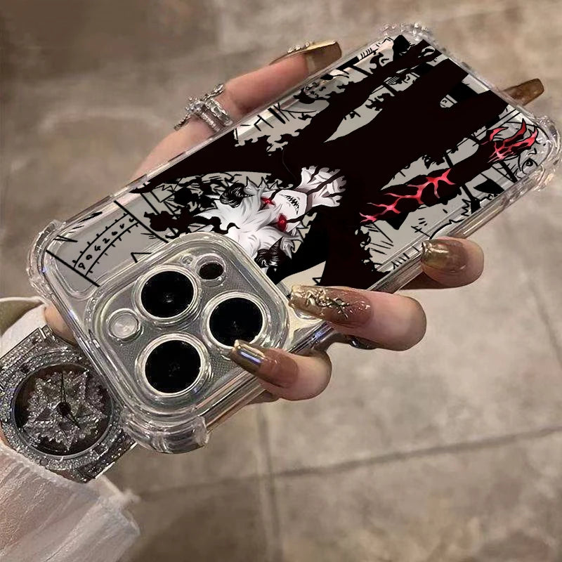 Black Clover BatS KillerS Phone Case For iPhone 17 16e 16 15 14 13 12 Mini Air Pro Max X XR 7 8 Plus Anti Fall Transparent Cover