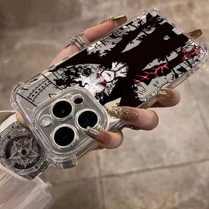 Black Clover BatS KillerS Phone Case For iPhone 17 16e 16 15 14 13 12 Mini Air Pro Max X XR 7 8 Plus Anti Fall Transparent Cover