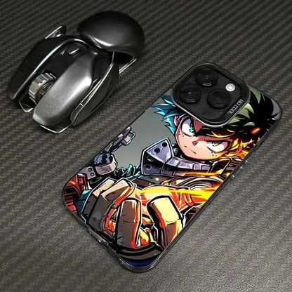 Hot Anime My Hero Academia Phone Case For iPhone 17 17e 16e 16 15 14 13 12 11 mini Pro Max X XR XSMAX 8 7 Air Plus Anti Fall