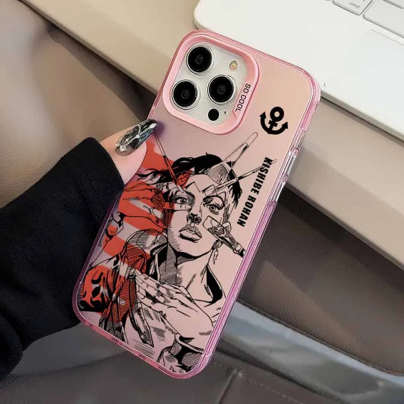 JoJo Bizarre Adventure Phone Case For iPhone 17 16e 16 15 14 13  mini Pro Max X XR XSMAX 8 7 Air Plus Anti Fall Matte Back Cover