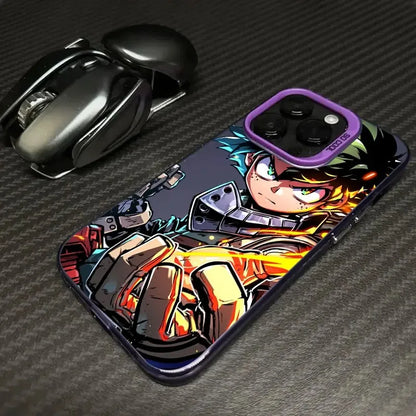 Hot Anime My Hero Academia Phone Case For iPhone 17 17e 16e 16 15 14 13 12 11 mini Pro Max X XR XSMAX 8 7 Air Plus Anti Fall