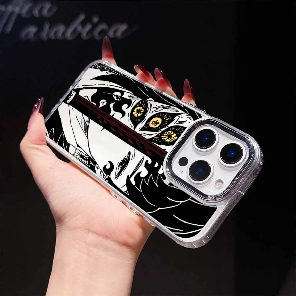 Anime D-emons Slayers Phone Case For Apple iPhone 17 AIR 16E 15 14 13 12 11 Pro Max Plus Transparent Soft Cover