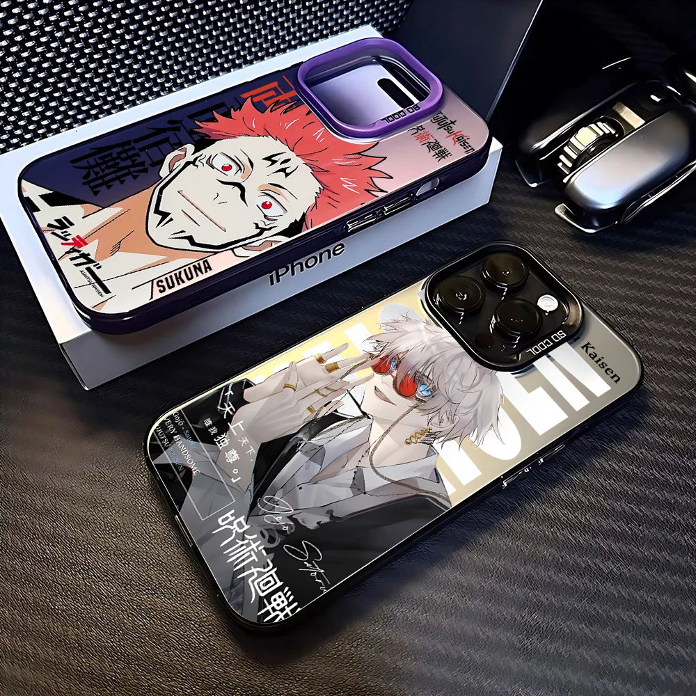 Comics Jujutsus Kaisens Satoru Gojo Phone Case For iPhone 16 15 14 13 12 11 Pro Max X XR XSMAX 8 7 Plus Candy Matte Back Cover