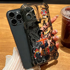 One Pieces Aces Zoros Phone Case for iPhone 17 Air 16 16e 15 14 Plus 13 12 11 Pro Max X Xs XR 8 Black Clear Anti Drop Cover