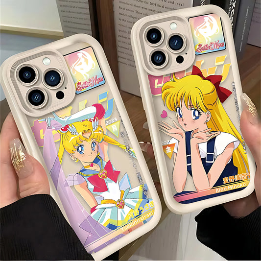 Anime S-Sailors Moons Phone Case for Samsung S26 S25 S24 S23 S22 S21 S20 F06 M16 Note 20 FE Plus Ultra 4G 5G Silicone TPU Cover