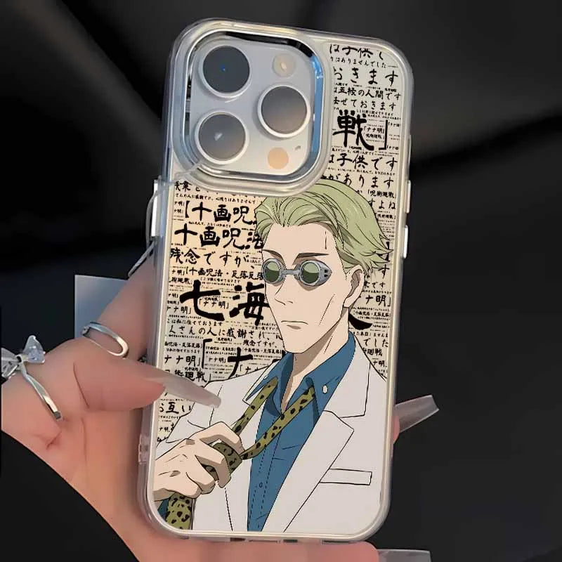 Anime J-ujutsu K-aisen Phone Case For Apple iPhone 17 AIR 16E 15 14 13 12 11 Pro Max Plus Transparent Soft Cover