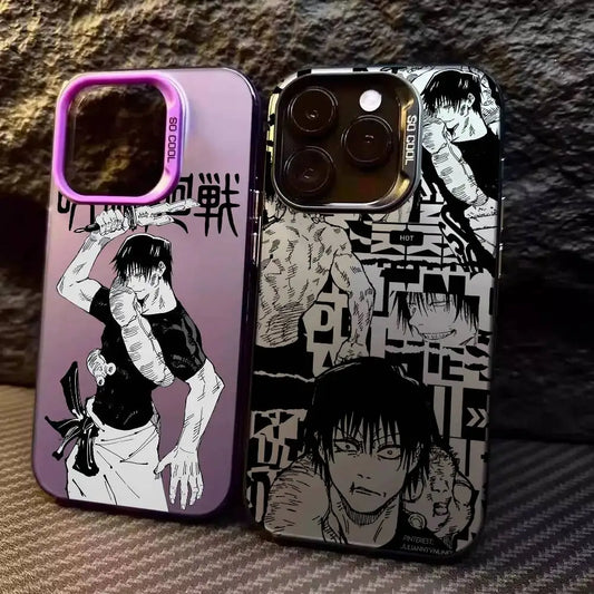 J-Jujutsu Toji Kaisen F-Fushiguro  For iPhone 17 16 15 14 13 12 11 Pro MAX Matte Shockproof Back Anti Fall Matte Cover