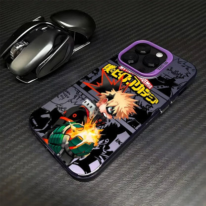 Anime My Hero Academia Phone Case For iPhone 17 16e 16 15 14 13 12 11 mini Pro Max X XR XSMAX 8 7 Air Plus Anti Fall Matte Back
