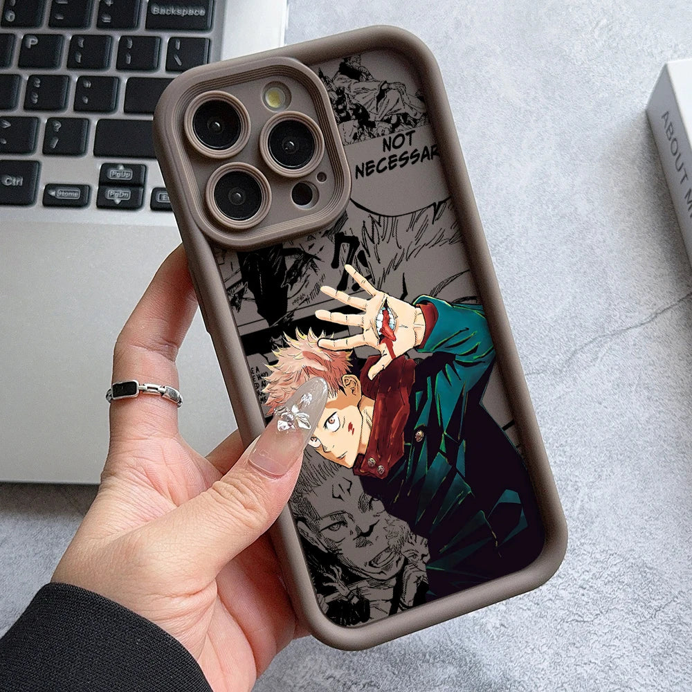 Cool Jujutsus Kaisens Phone Case for iPhone 17 16e 16 15 14 13 12 11 Air Pro Max Mini XR XS X 7 8 6 6s Plus Soft TPU Back Cover