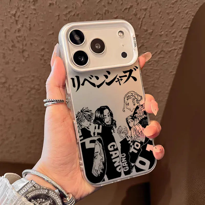 Phone Case For Apple iPhone 17 Air 16E 15 14 Plus 13 12 11 Pro Max Mini Funda Cover Tokyo Revengers Anime